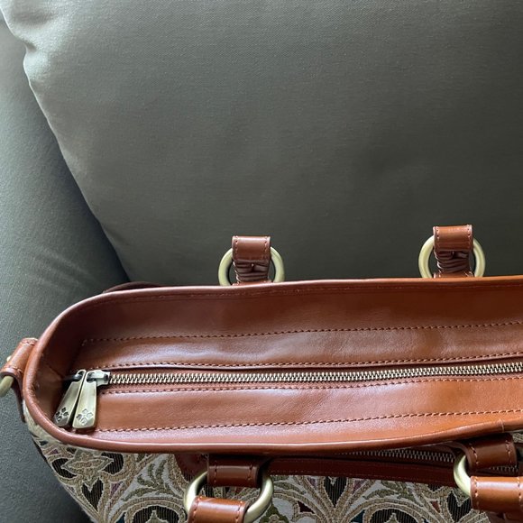 PATRICIA NASH Lesina LEATHER and Tapestry Tote - Picture 10 of 16